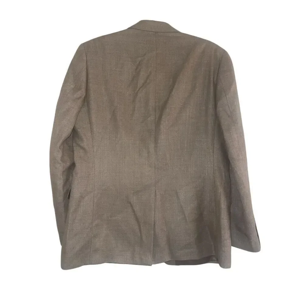 ✨Lauren Ralph Lauren Men s Classic-Fit Tan Sz 40R Blazer✨